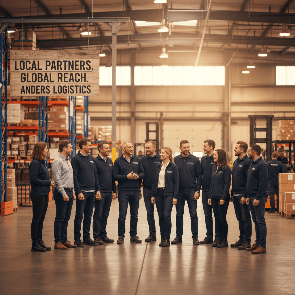 The team behind Anders Logistics logistics operations