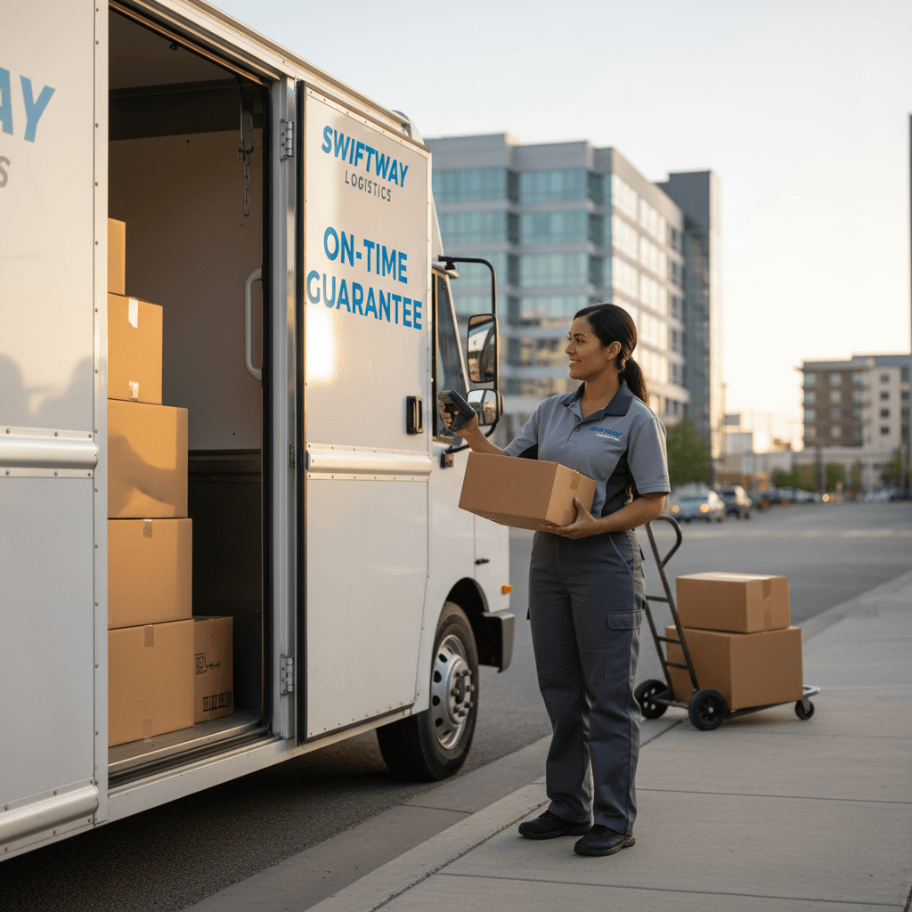 Anders Logistics freight delivery in action
